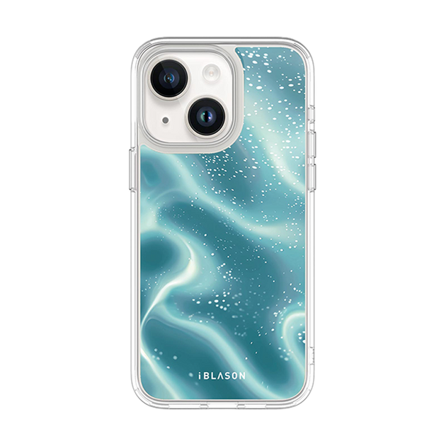 Halo MagSafe Cute Phone Case - Blue Retro Waves