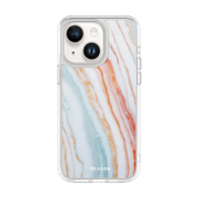 iPhone 15 Plus Halo MagSafe Cute Phone Case - Marble Rainbow