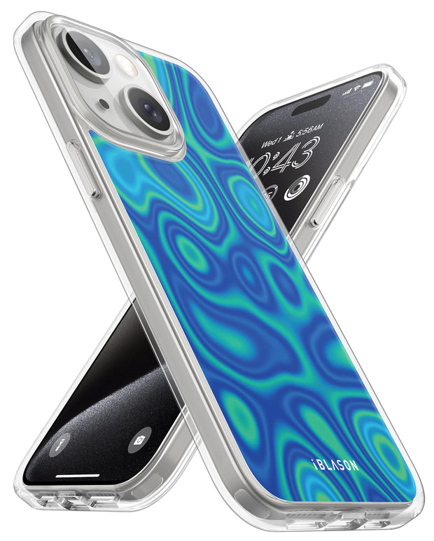 iPhone 15 Plus Halo MagSafe Cute Phone Case - Retro Heat
