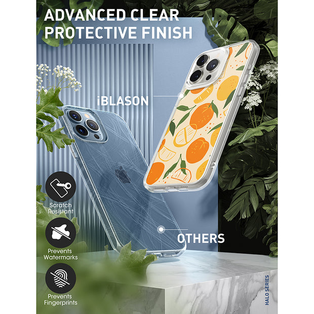 iPhone 15 Pro Max Halo MagSafe Cute Phone Case - Oranges & Lemons
