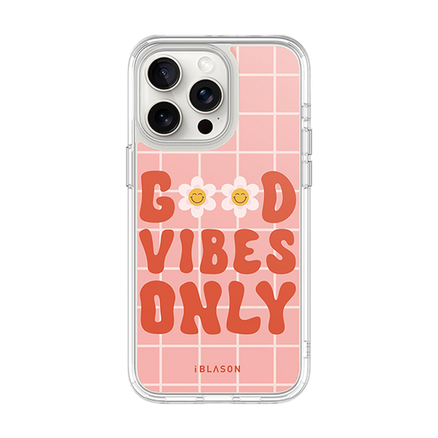 iPhone 15 Pro Max Halo MagSafe Cute Phone Case - Retro Good Vibes
