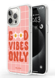 iPhone 15 Pro Max Halo MagSafe Cute Phone Case - Retro Good Vibes