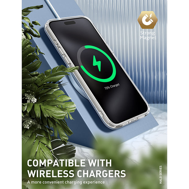 iPhone 15 Pro Max Halo MagSafe Cute Phone Case - Sweet Cherries