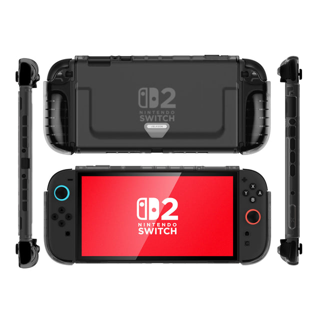 Nintendo Switch 2 Clear Case-Frost Black