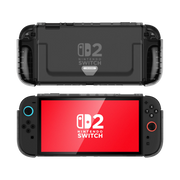 Nintendo Switch 2 Clear Case-Frost Black