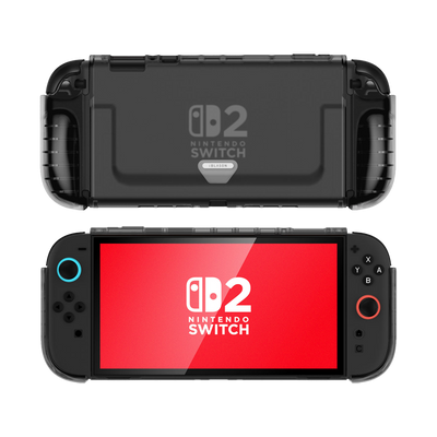 Nintendo Switch 2 Clear Case-Frost Black