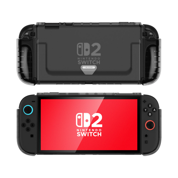Nintendo Switch 2 Clear Case-Frost Black