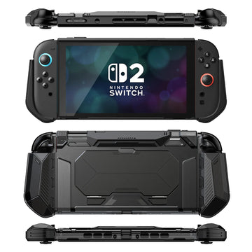 Switch 2 Protective Case: Military Protection, Aluminum Stand