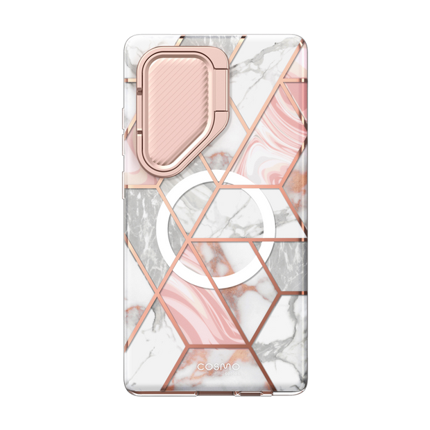 Galaxy S24 Ultra Cosmo Cute Case -Marble Pink