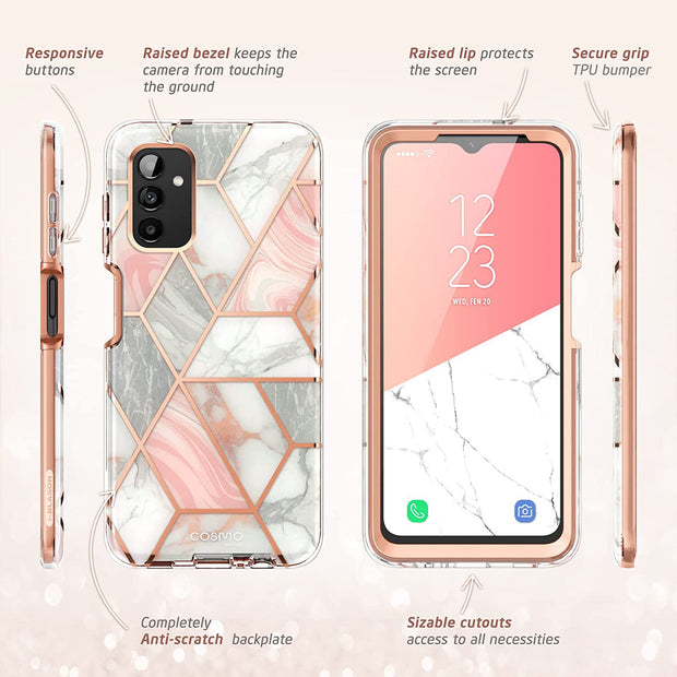 Galaxy A13 Cosmo Case(open box) - Marble Pink