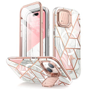iPhone 13 Cosmo Mag Case - Marble Pink
