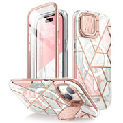 iPhone 15 Cosmo Mag Case(open box) - Marble Pink
