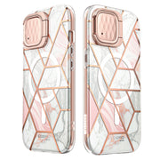 iPhone 14 Cosmo Mag Case - Marble Pink