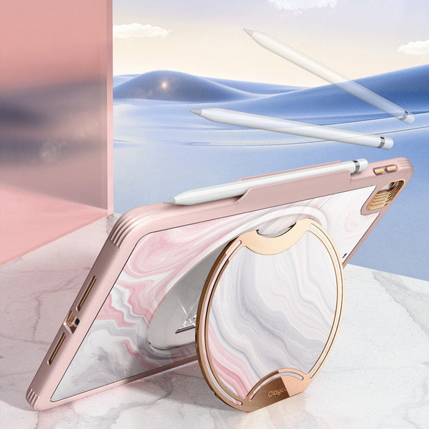 Clayco iPad 10.2 inch (2019 | 2020 | 2021) Nebula Rugged Protective Case - Pink