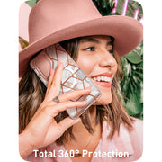 Galaxy S24 Ultra Cosmo Cute Case -Marble Pink