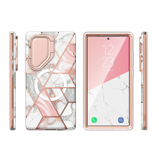 Galaxy S24 Ultra Cosmo Cute Case -Marble Pink