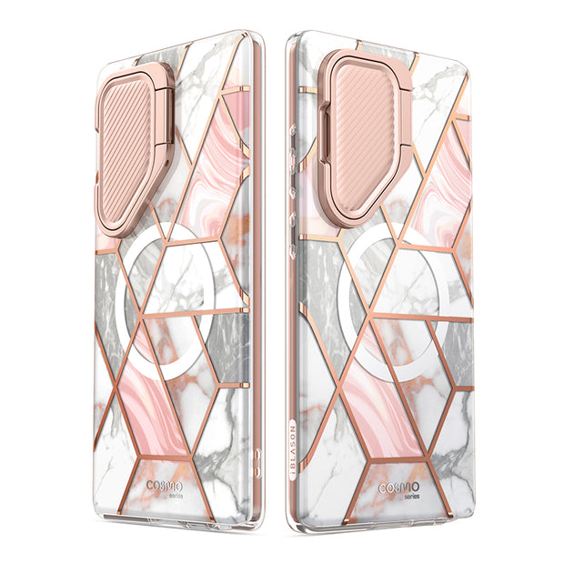 Galaxy S24 Ultra Cosmo Cute Case -Marble Pink
