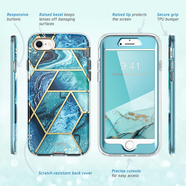 iPhone SE (2022) Cosmo Case(Open-Box)-Ocean Blue