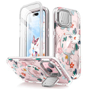 iPhone 15 Cosmo Mag Case - Flower