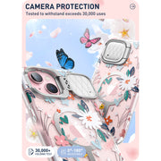 iPhone 15 Cosmo Mag Case(open box) - Flower