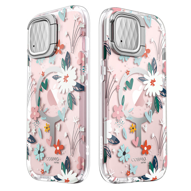iPhone 15 Cosmo Mag Case - Flower