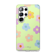 Galaxy S25 Ultra Cosmo Cute Case -Pastel Flowers