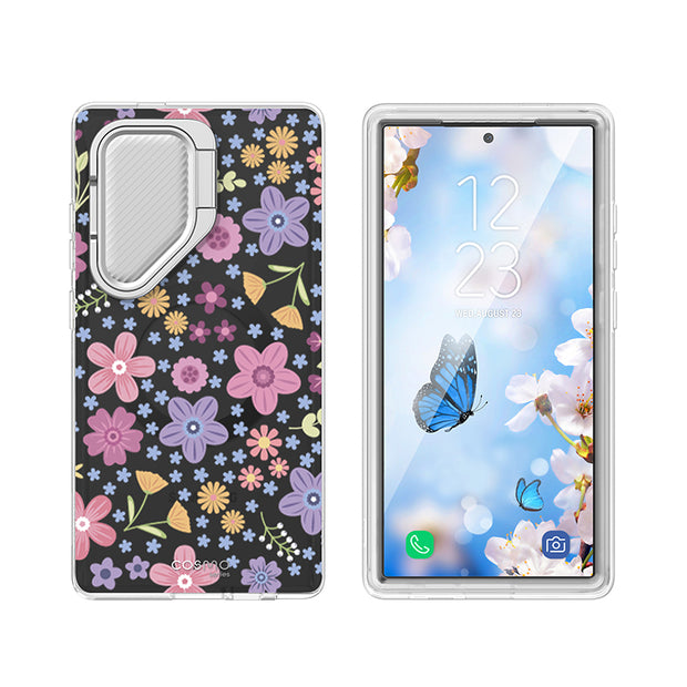 Galaxy S24 Ultra Cosmo Colorful Phone Case - Pink Daisies