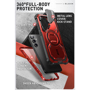 Galaxy S24 Armorbox Protective Phone Case - Metallic Red