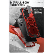 Galaxy S24 Ultra Armorbox Protective Phone Case - Metallic Red