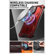 Galaxy S24 Armorbox Protective Phone Case(open box) - Metallic Red
