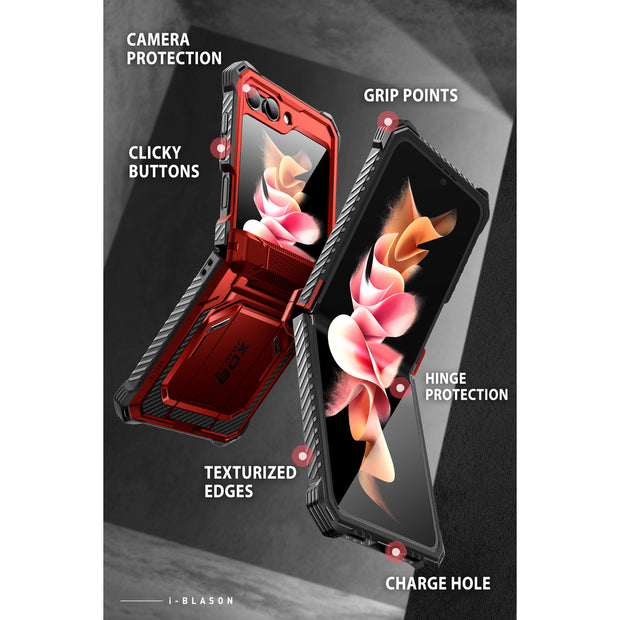 Galaxy Z Flip5 Armorbox - Metallic Red