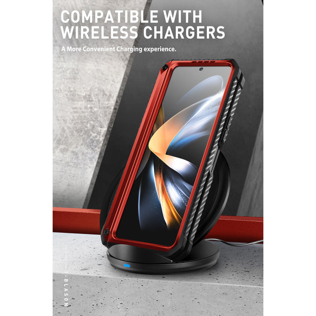 Galaxy Z Fold5 Armorbox(open box) - Metallic Red