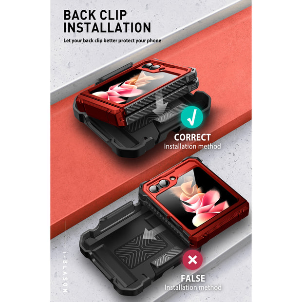 Galaxy Z Flip5 Armorbox(open box) - Metallic Red