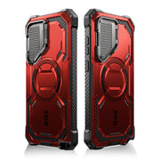 Galaxy S24 Ultra Armorbox Protective Phone Case - Metallic Red