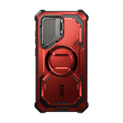 Galaxy S24 Armorbox Protective Phone Case - Metallic Red