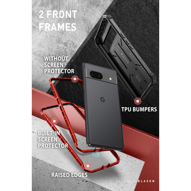 Google Pixel 8 Armorbox Case(open box) - Metallic Red