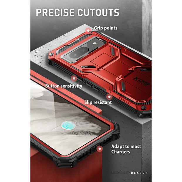 Google Pixel 8 Armorbox Case(open box) - Metallic Red