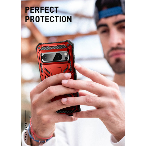 Google Pixel 8 Pro Armorbox Case - Metallic Red