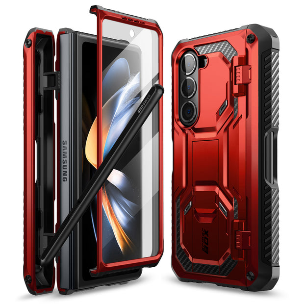 Galaxy Z Fold5 Armorbox(open box) - Metallic Red