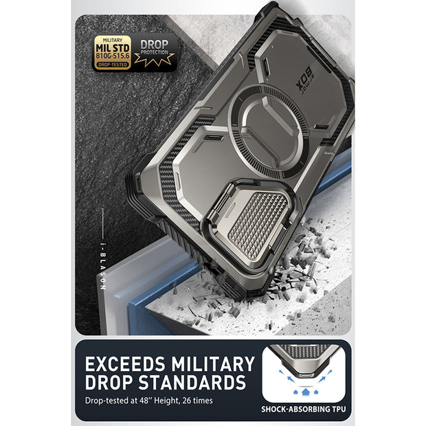 Galaxy S24 Ultra Armorbox Protective Phone Case - Titan Gray