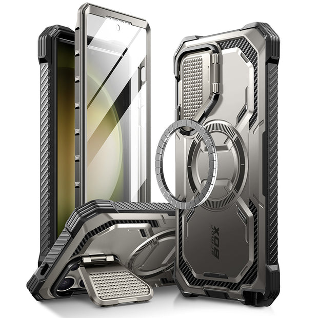Galaxy S24 Ultra Armorbox Protective Phone Case - Titan Gray