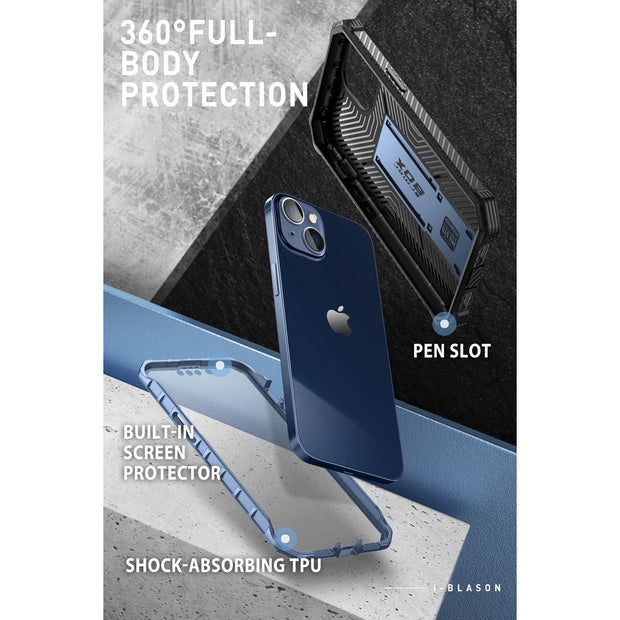 iPhone 13 Armorbox Case - Metallic Blue