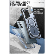 Galaxy S24 Armorbox Protective Phone Case(open box) - Metallic Blue
