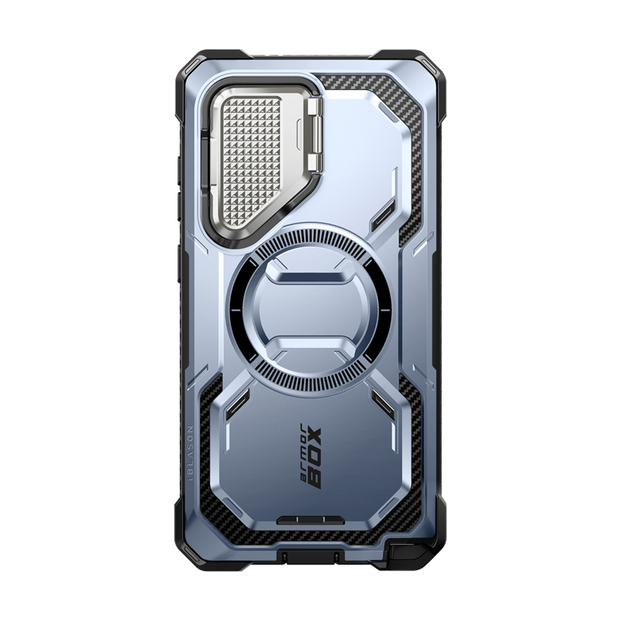 Galaxy S24 Ultra Armorbox Protective Phone Case(open box) - Metallic Blue
