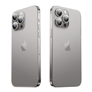 Tempered Glass Camera Lens Protector for iPhone 15 Pro Max-Silver