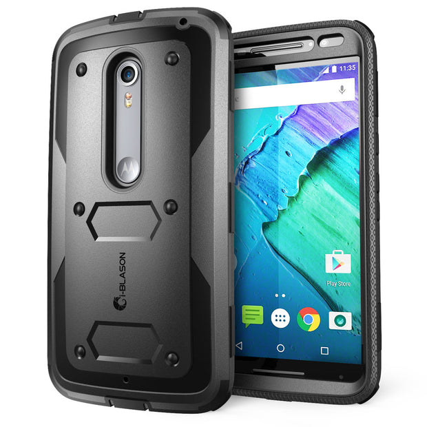 Moto X Pure Armorbox Case (Open-Box)-Black