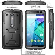 Moto X Pure Armorbox Case (Open-Box)-Black