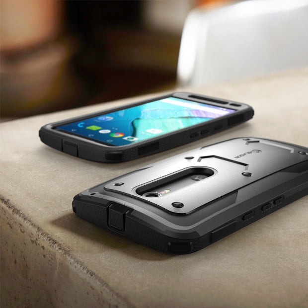 Moto X Pure Armorbox Case (Open-Box)-Black