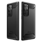 Clayco Samsung Galaxy S22 Ultra Xenon Full-Body Rugged Case with Screen Protector-Black