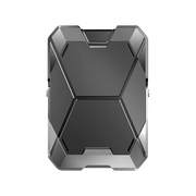 Magnetic Wallet with Stand-Silver